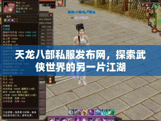 天龙八部私服发布网，探索武侠世界的另一片江湖