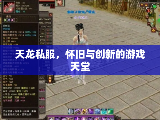 天龙私服，怀旧与创新的游戏天堂