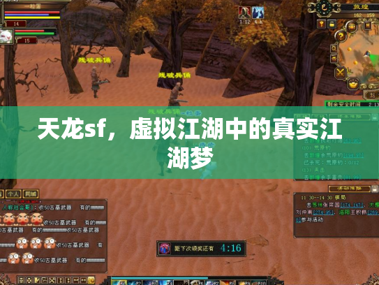 天龙sf，虚拟江湖中的真实江湖梦