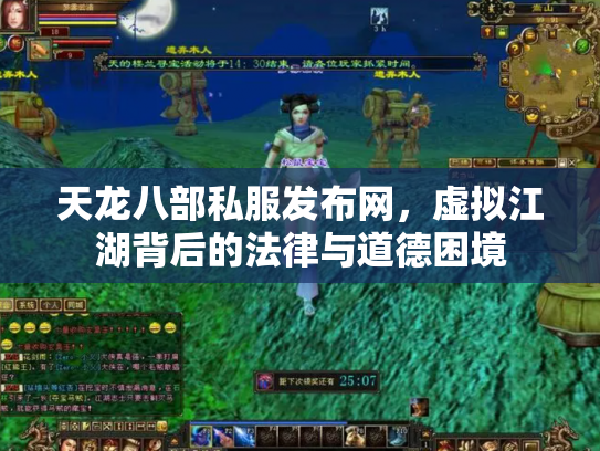 天龙八部私服发布网，虚拟江湖背后的法律与道德困境