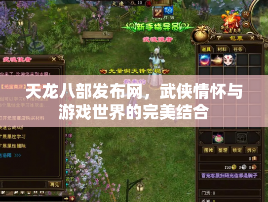 天龙八部发布网，武侠情怀与游戏世界的完美结合