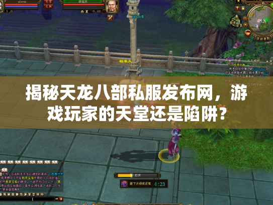 揭秘天龙八部私服发布网，游戏玩家的天堂还是陷阱？