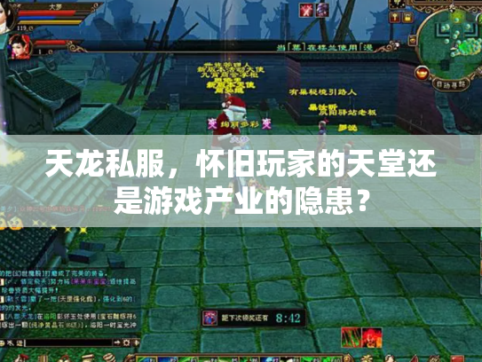 天龙私服，怀旧玩家的天堂还是游戏产业的隐患？