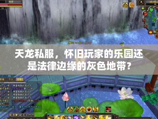 天龙私服，怀旧玩家的乐园还是法律边缘的灰色地带？