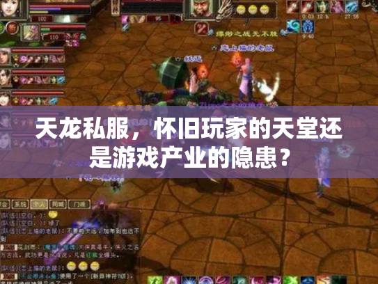 天龙私服，怀旧玩家的天堂还是游戏产业的隐患？