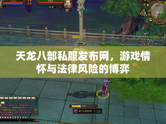 天龙八部私服发布网，游戏情怀与法律风险的博弈