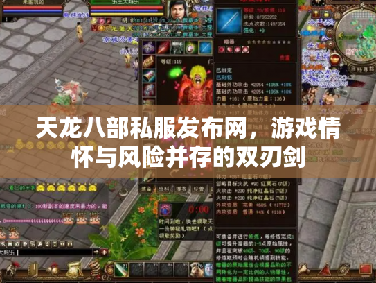 天龙八部私服发布网，游戏情怀与风险并存的双刃剑