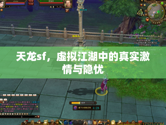 天龙sf，虚拟江湖中的真实激情与隐忧