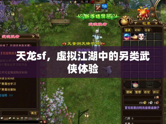 天龙sf，虚拟江湖中的另类武侠体验