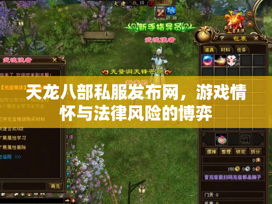 天龙八部私服发布网，游戏情怀与法律风险的博弈