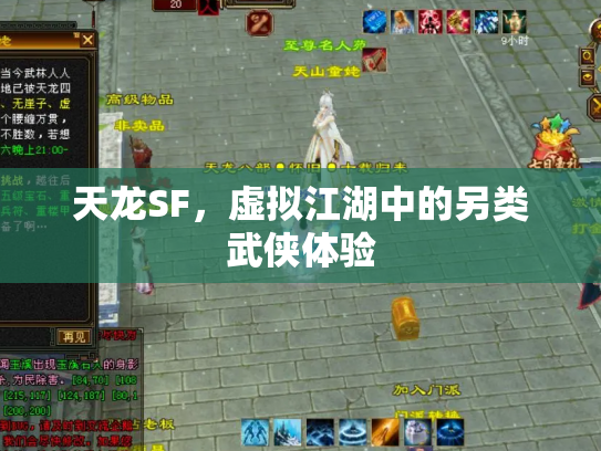 天龙SF，虚拟江湖中的另类武侠体验