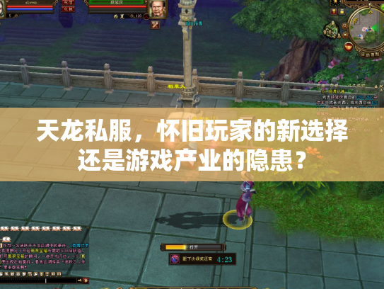天龙私服，怀旧玩家的新选择还是游戏产业的隐患？