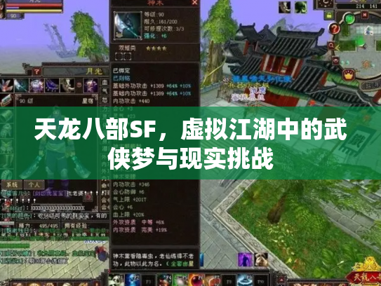 天龙八部SF，虚拟江湖中的武侠梦与现实挑战