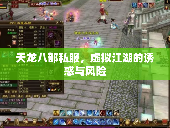 天龙八部私服，虚拟江湖的诱惑与风险
