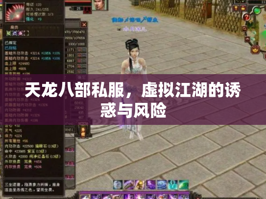 天龙八部私服，虚拟江湖的诱惑与风险