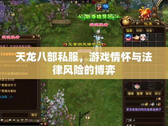 天龙八部私服，游戏情怀与法律风险的博弈