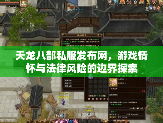 天龙八部私服发布网，游戏情怀与法律风险的边界探索