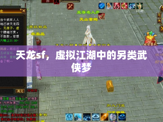 天龙sf，虚拟江湖中的另类武侠梦