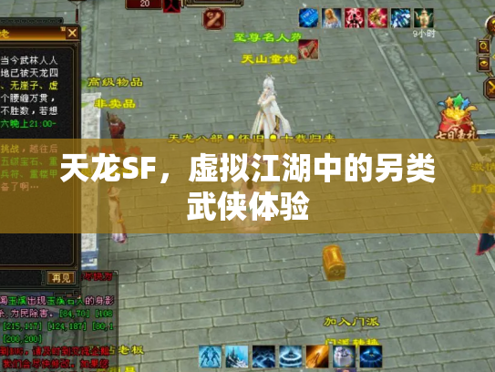 天龙SF，虚拟江湖中的另类武侠体验