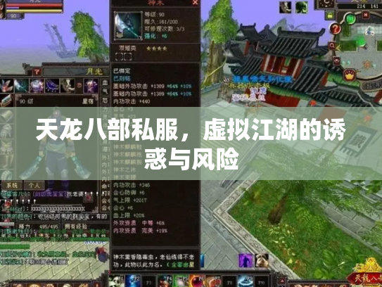 天龙八部私服，虚拟江湖的诱惑与风险