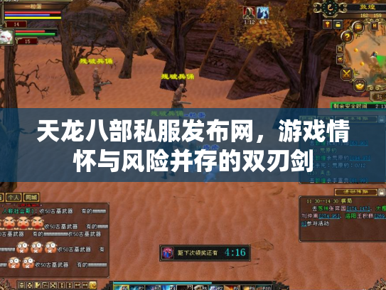 天龙八部私服发布网，游戏情怀与风险并存的双刃剑
