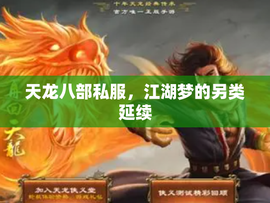 天龙八部私服，江湖梦的另类延续