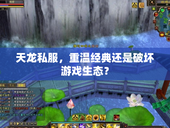 天龙私服，重温经典还是破坏游戏生态？