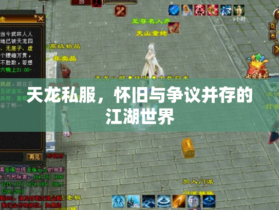天龙私服，怀旧与争议并存的江湖世界