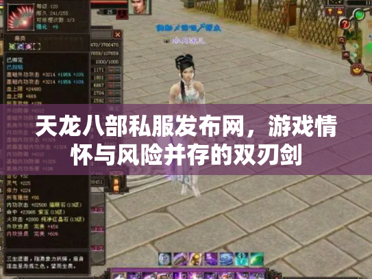 天龙八部私服发布网，游戏情怀与风险并存的双刃剑