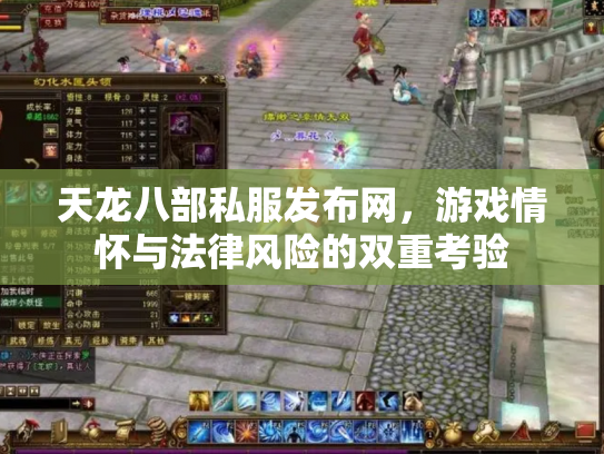 天龙八部私服发布网，游戏情怀与法律风险的双重考验