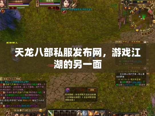 天龙八部私服发布网，游戏江湖的另一面