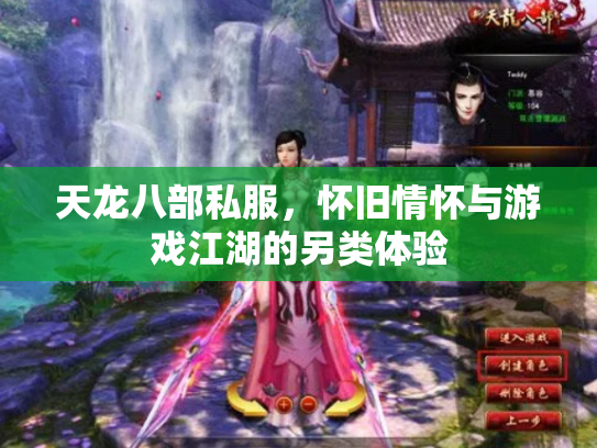 天龙八部私服，怀旧情怀与游戏江湖的另类体验