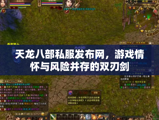 天龙八部私服发布网，游戏情怀与风险并存的双刃剑