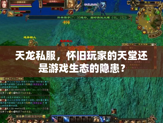 天龙私服，怀旧玩家的天堂还是游戏生态的隐患？