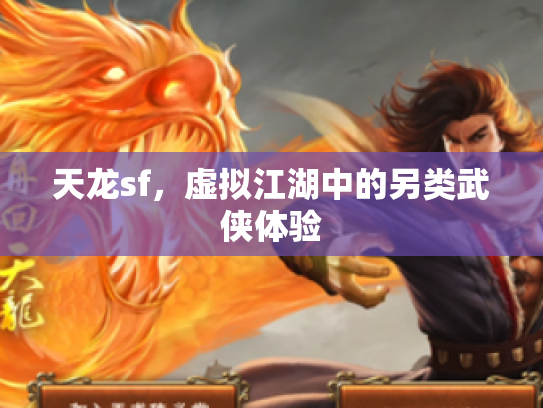 天龙sf，虚拟江湖中的另类武侠体验
