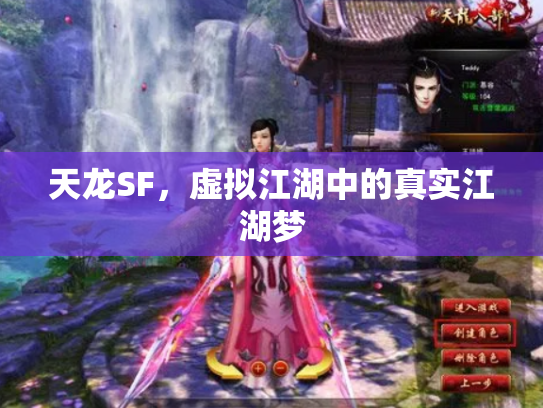 天龙SF，虚拟江湖中的真实江湖梦