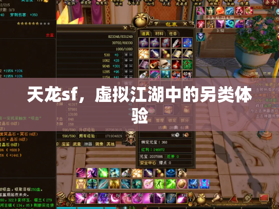 天龙sf，虚拟江湖中的另类体验