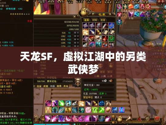 天龙SF，虚拟江湖中的另类武侠梦