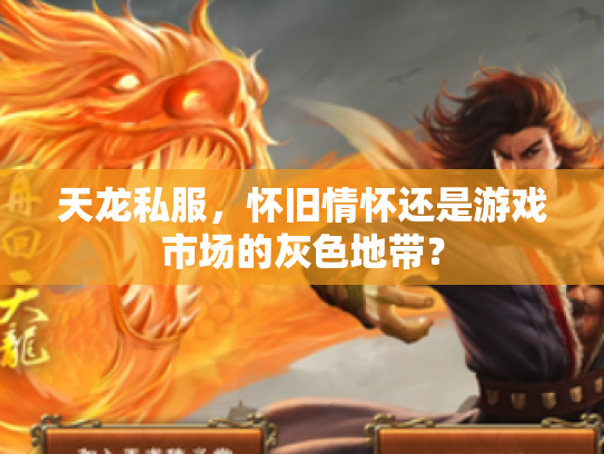 天龙私服，怀旧情怀还是游戏市场的灰色地带？