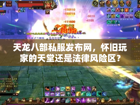 天龙八部私服发布网，怀旧玩家的天堂还是法律风险区？
