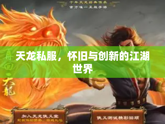 天龙私服，怀旧与创新的江湖世界