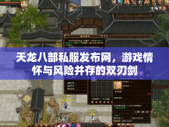 天龙八部私服发布网，游戏情怀与风险并存的双刃剑