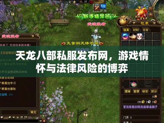 天龙八部私服发布网，游戏情怀与法律风险的博弈