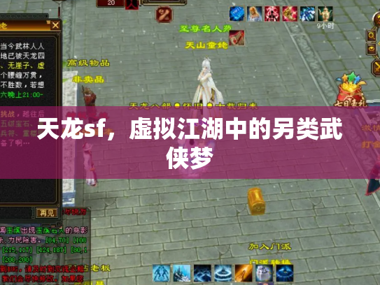 天龙sf，虚拟江湖中的另类武侠梦