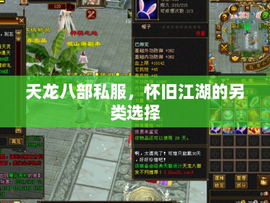天龙八部私服，怀旧江湖的另类选择