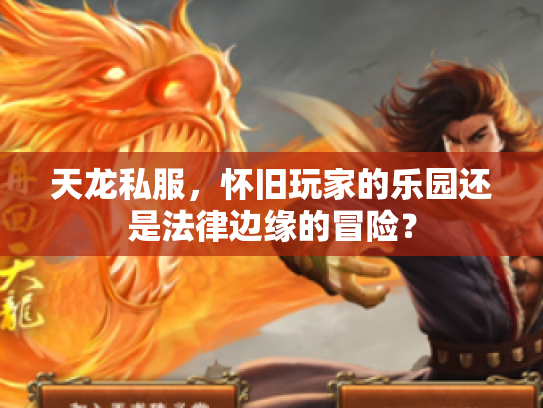 天龙私服，怀旧玩家的乐园还是法律边缘的冒险？