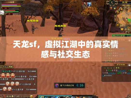 天龙sf，虚拟江湖中的真实情感与社交生态