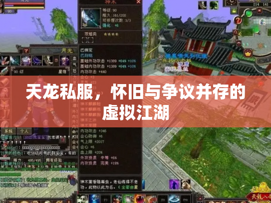 天龙私服，怀旧与争议并存的虚拟江湖