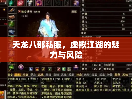天龙八部私服，虚拟江湖的魅力与风险
