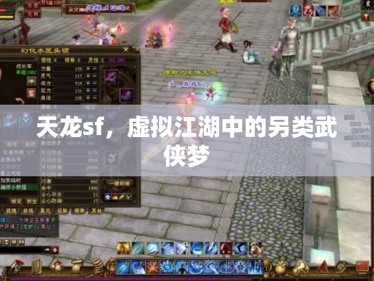 天龙sf，虚拟江湖中的另类武侠梦